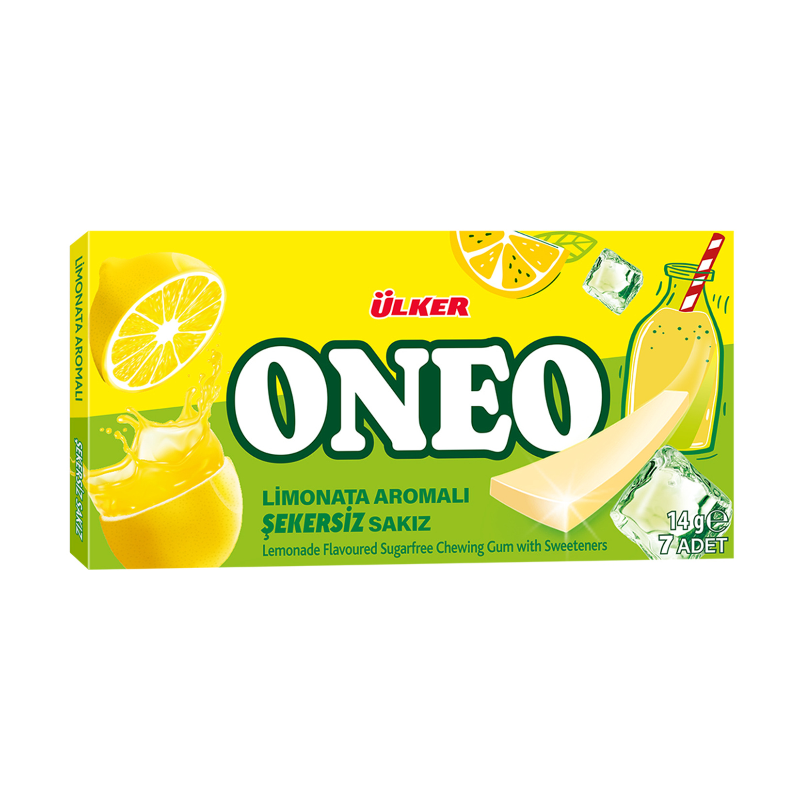 Ülker Oneo Slims Limonata Aromalı Sakız 14 G